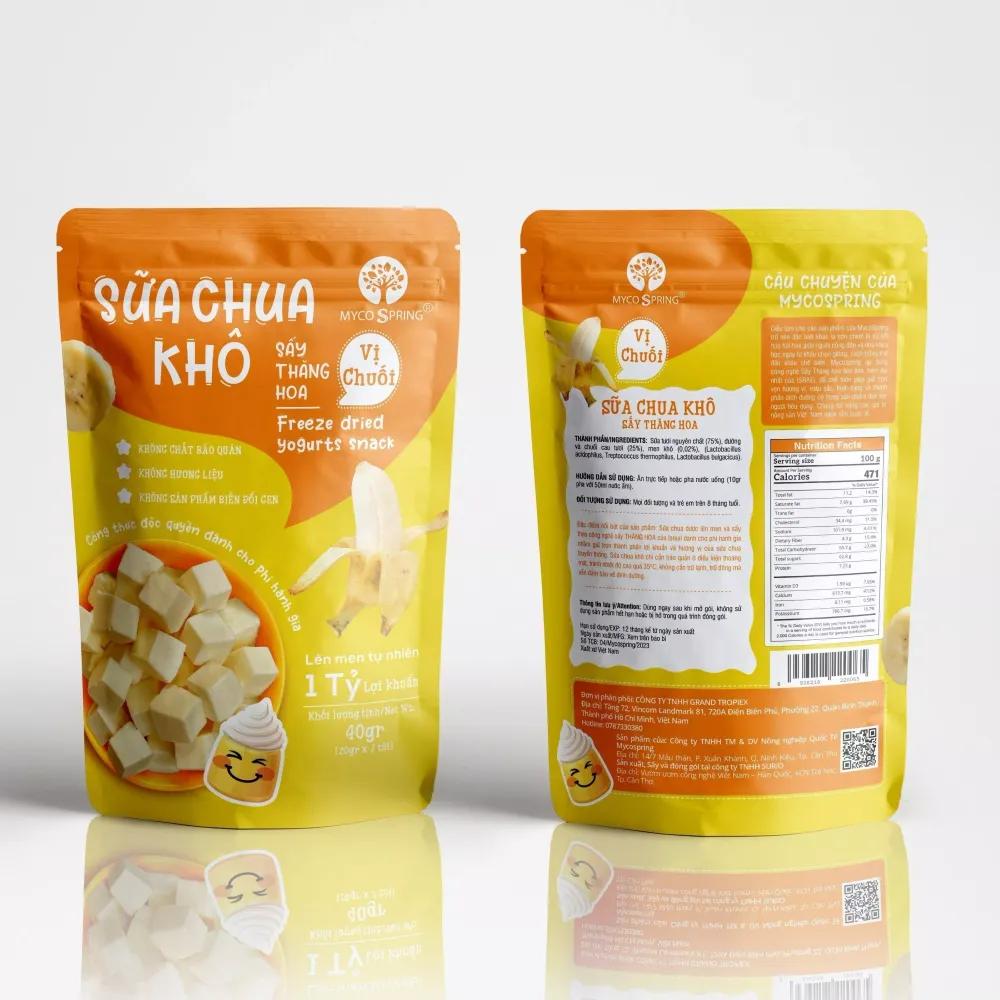 Sữa chua khô - Vị chuối MycoSpring 40g