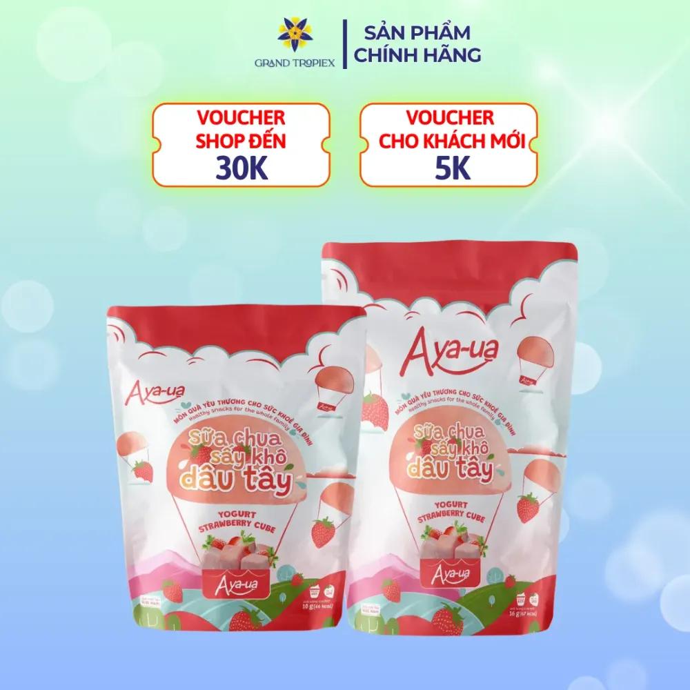 Sữa chua sấy khô Aya-ua vị Dâu