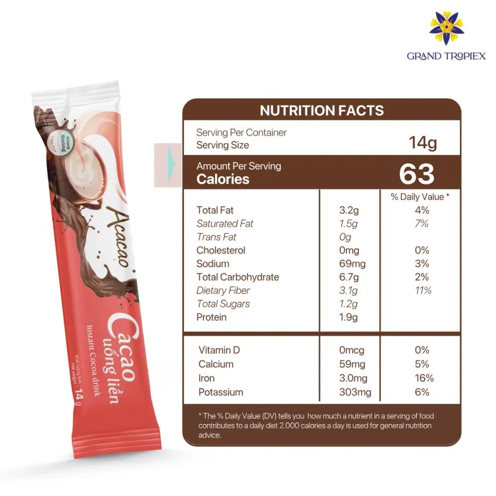 Cacao uống liền - Không đường Acacao 286g