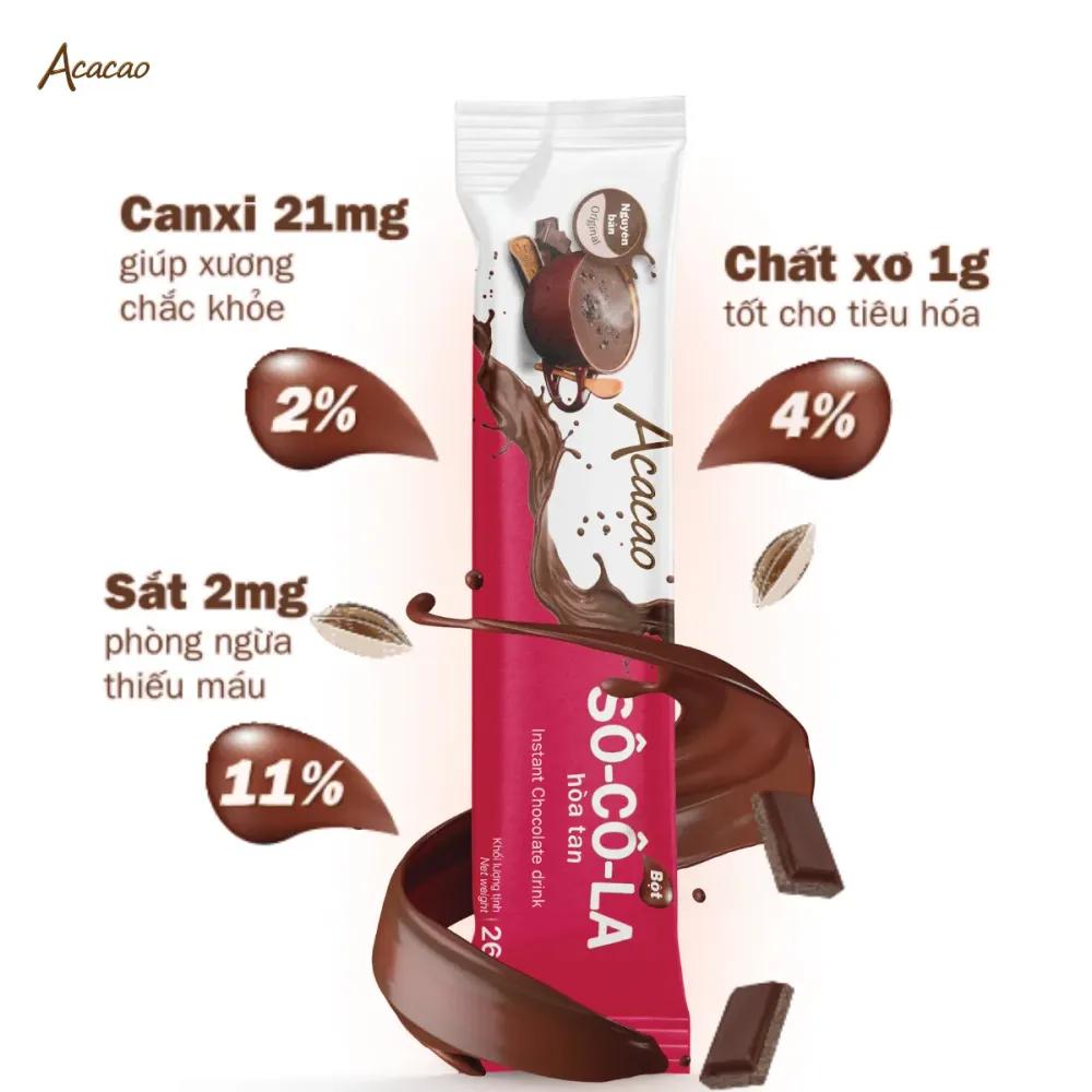 Bột sô-cô-la hoà tan - Nguyên bản Acacao 96g