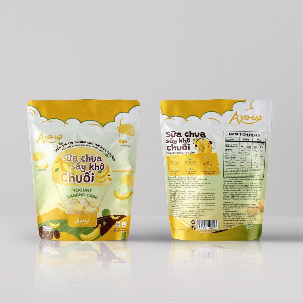 Sữa chua sấy khô Aya-ua vị Chuối