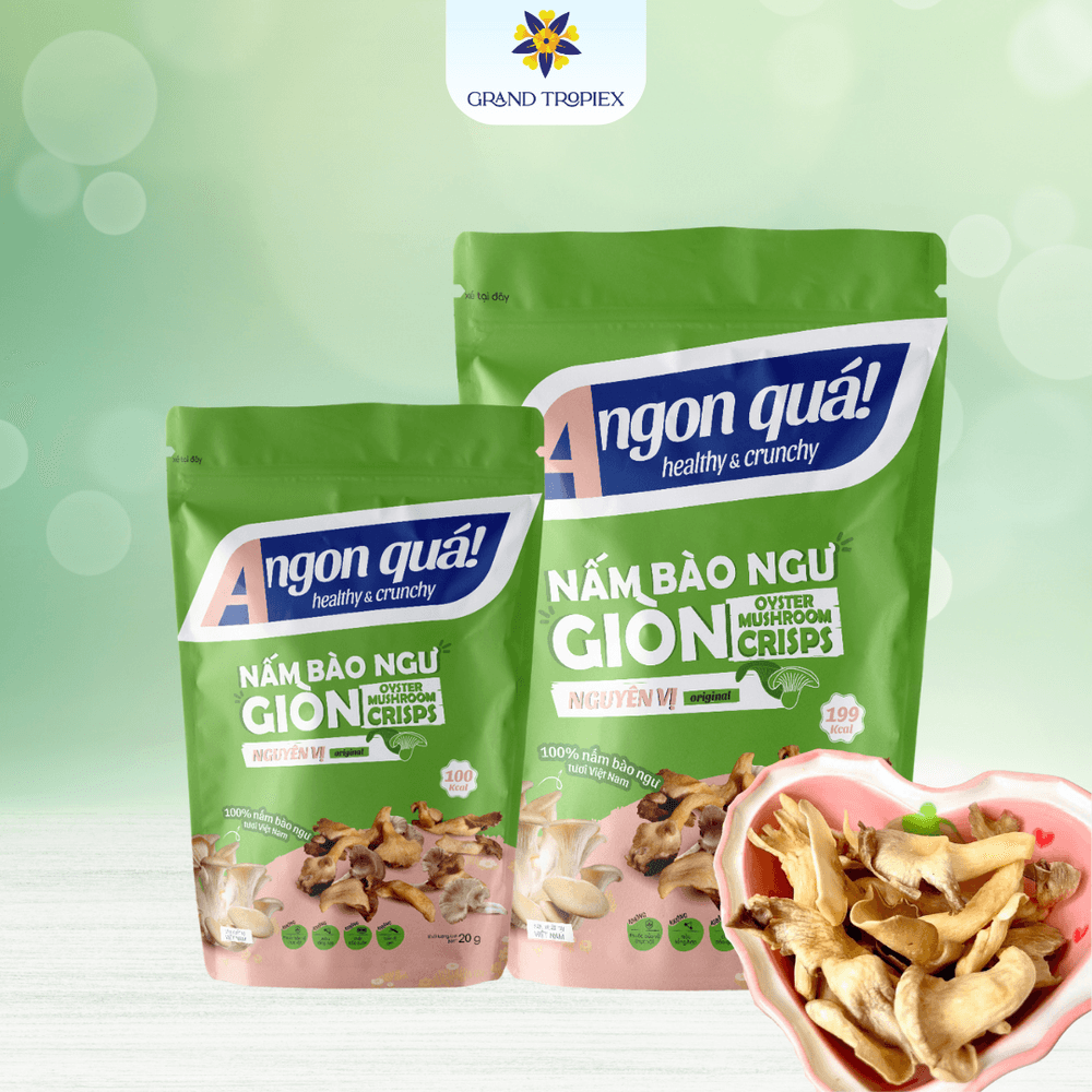 Nấm bào ngư giòn - Nguyên vị A ngon quá!