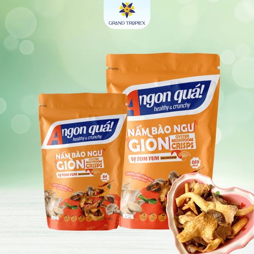 Nấm bào ngư giòn - Vị Tom-yum A ngon quá!
