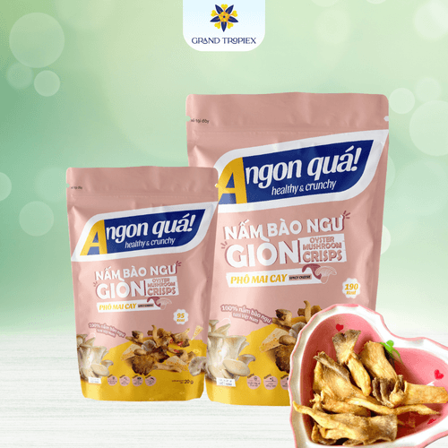 Nấm bào ngư giòn - Phô mai cay A ngon quá!
