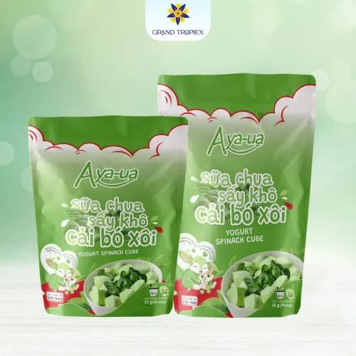 Sữa chua sấy khô Aya-ua vị Cải bó xôi